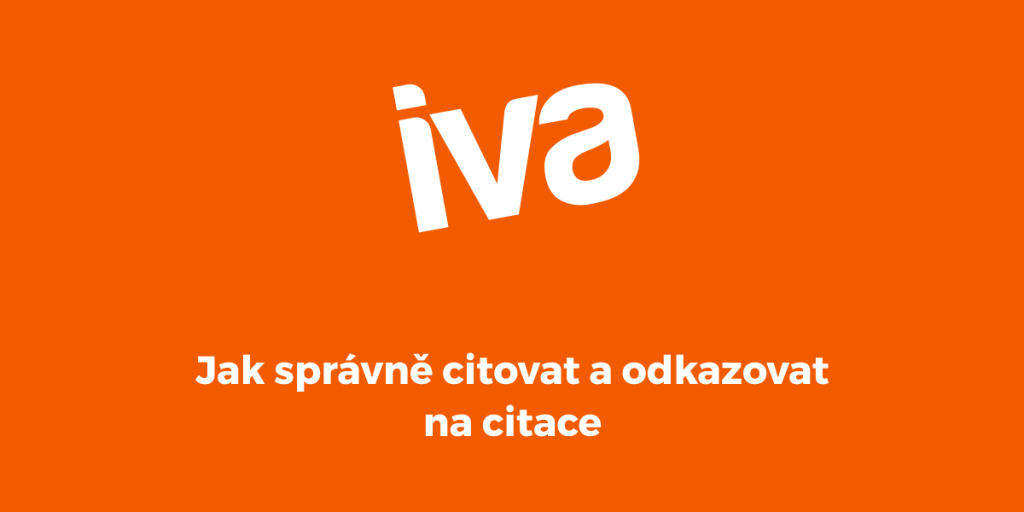 Jak správně citovat a odkazovat na citace